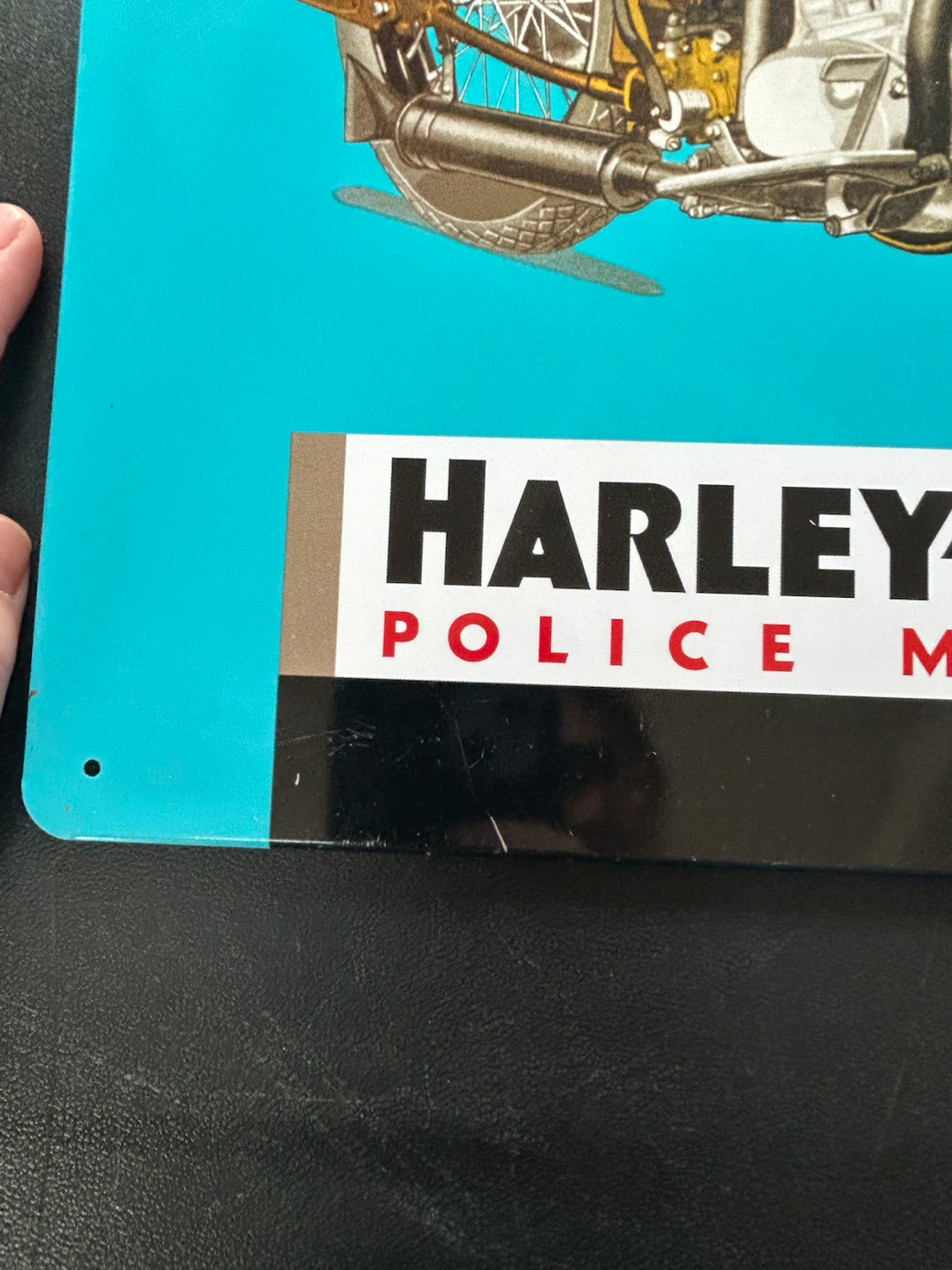 Harley-Davidson Police Motorcycle Sign - photo 4