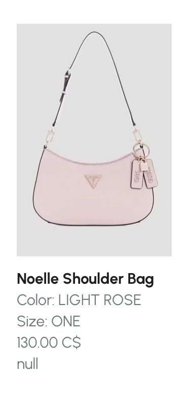 Guess Pink Shoulder Bag with Crossbody Strap – New - photo 5