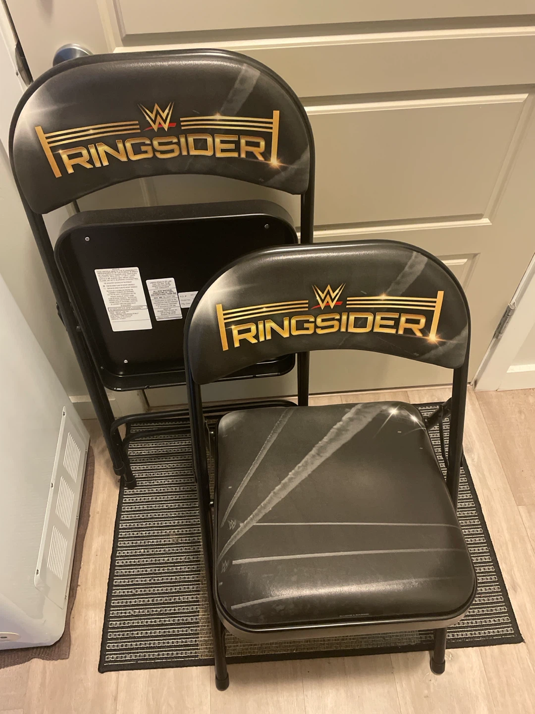 2 WWE "Ringsider" Folding Chairs - photo 3