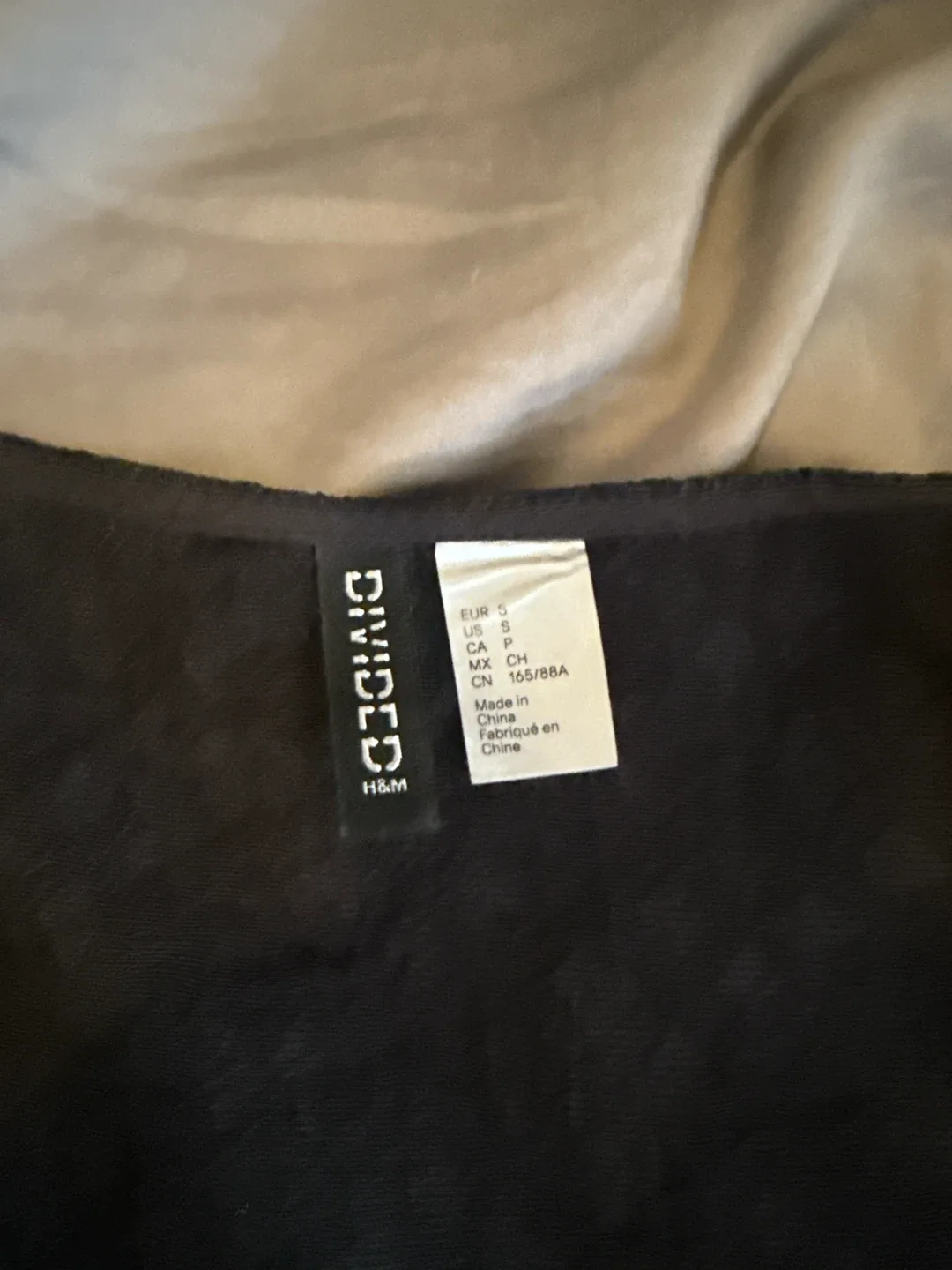 Divided H&M Black Peplum Top - photo 2