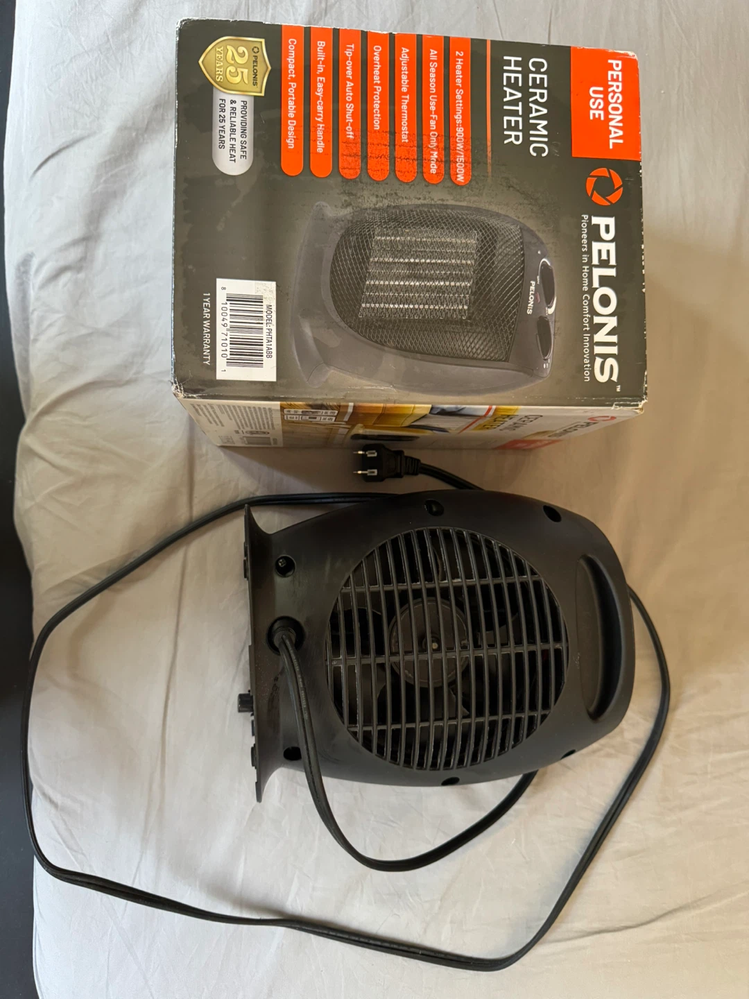 Pelonis Ceramic Personal Heater - photo 4