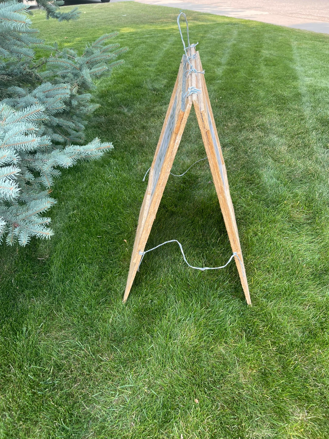 Wooden Garage Sale A-Frame Sign - photo 2