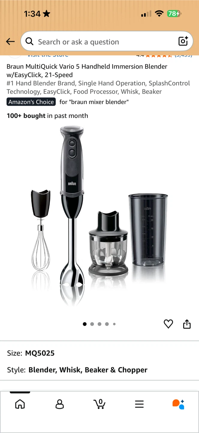 Braun Multi Quick 5 Immersion Blender MQ5025 - photo 3