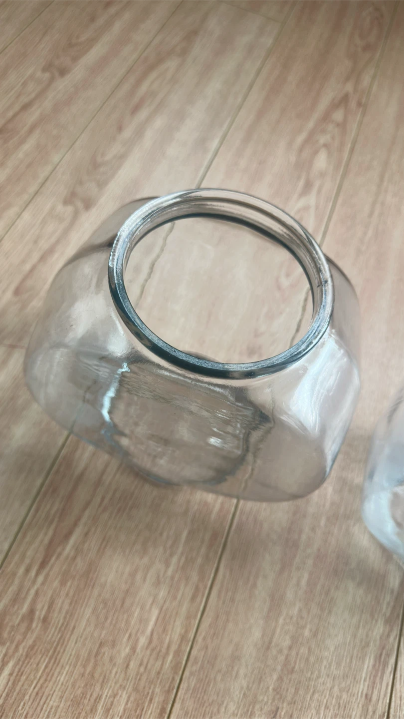 Set of 2 Clear Glass Fish Bowls - photo 3