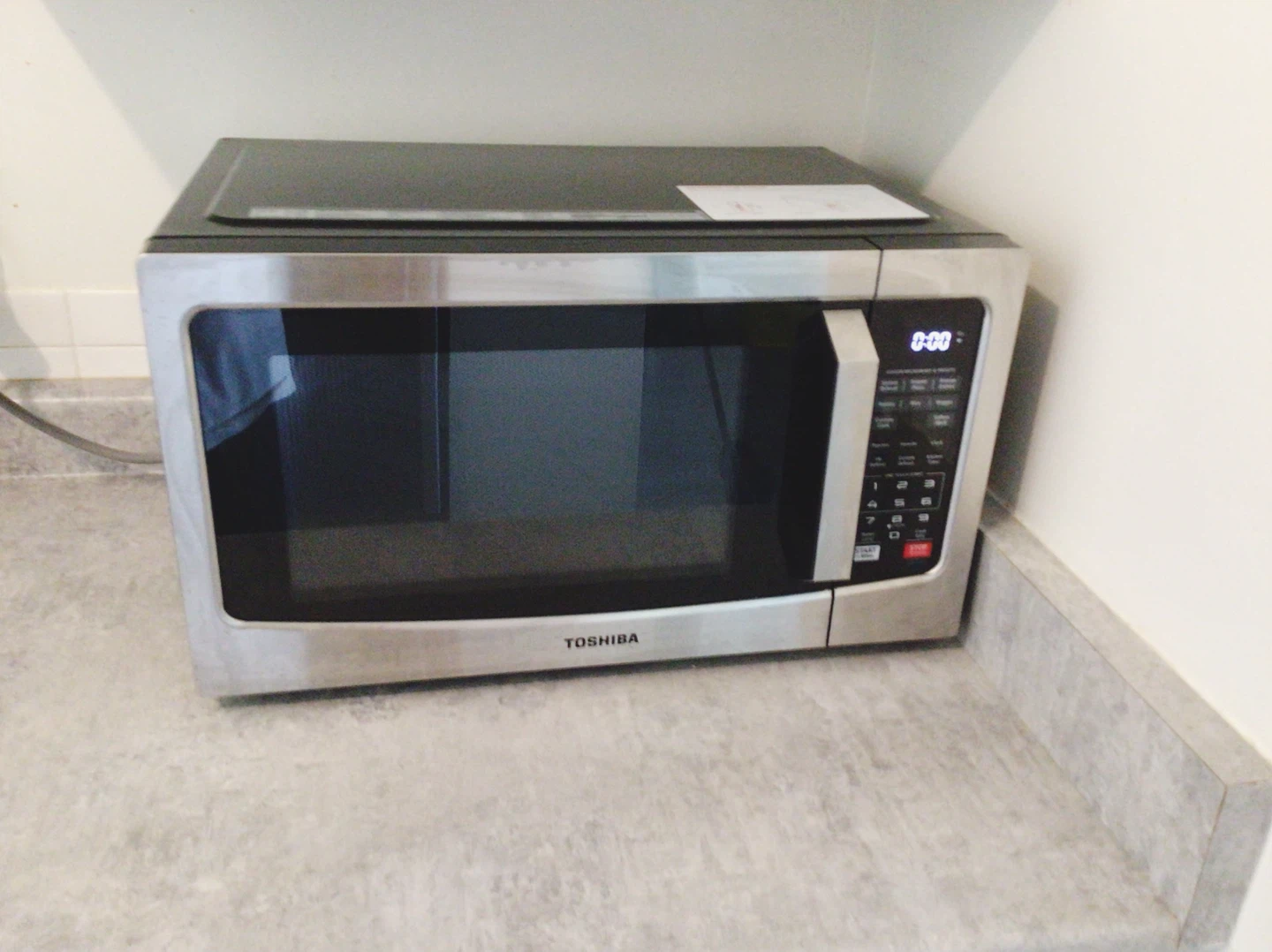 Toshiba Stainless Steel Microwave