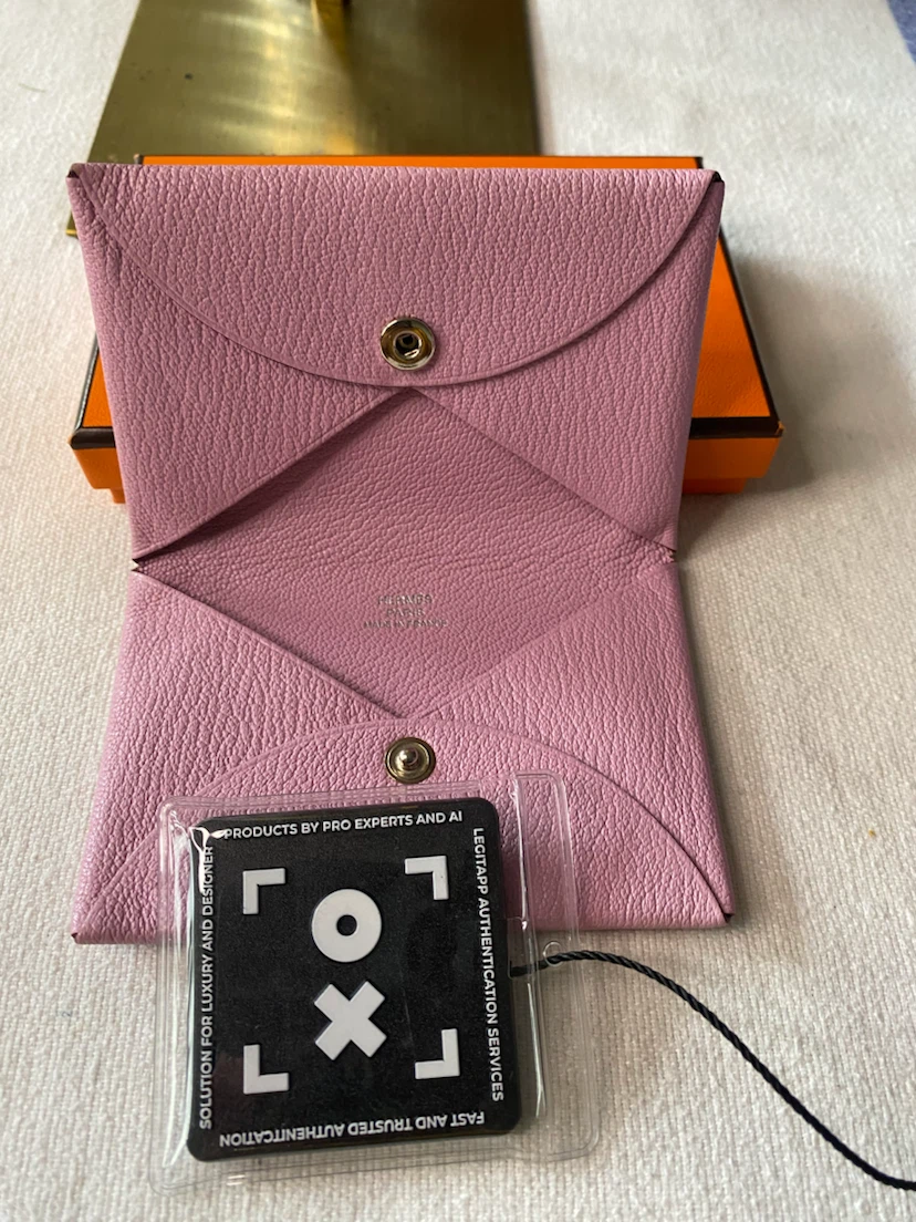 Hermès Paris Pink Leather Pouch - photo 3