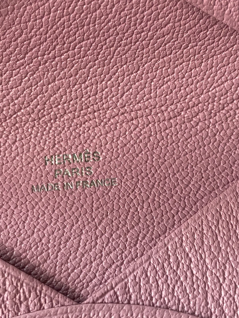 Hermès Paris Pink Leather Pouch - photo 5