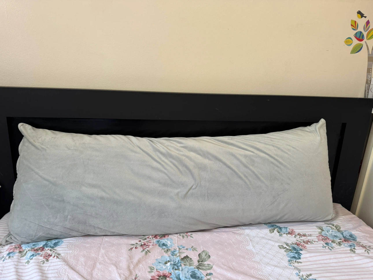 Grey Body Pillow