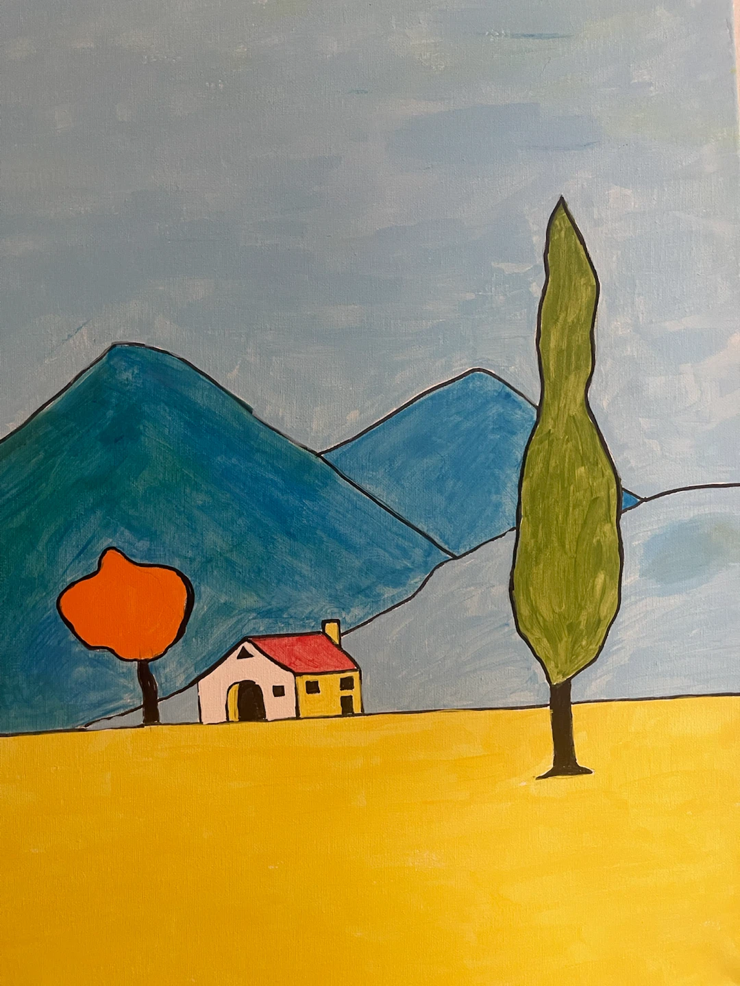 Abstract Landscape Painting