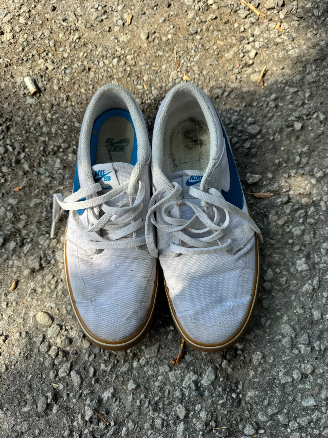 Nike SB White Canvas Sneakers - photo 2