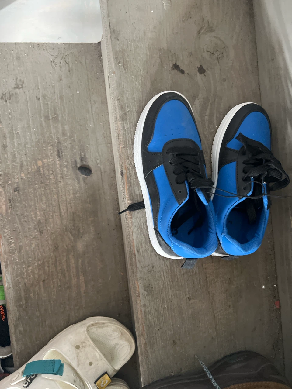 Blue and Black Sneakers - photo 2