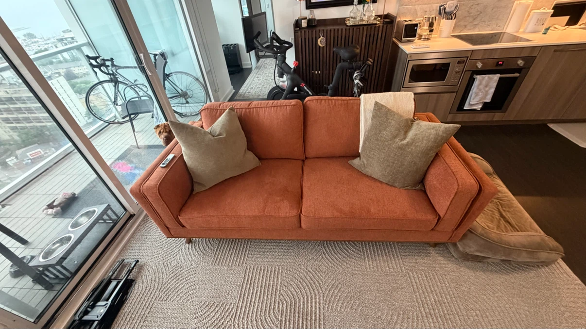 Free grey carpet 8 x 10