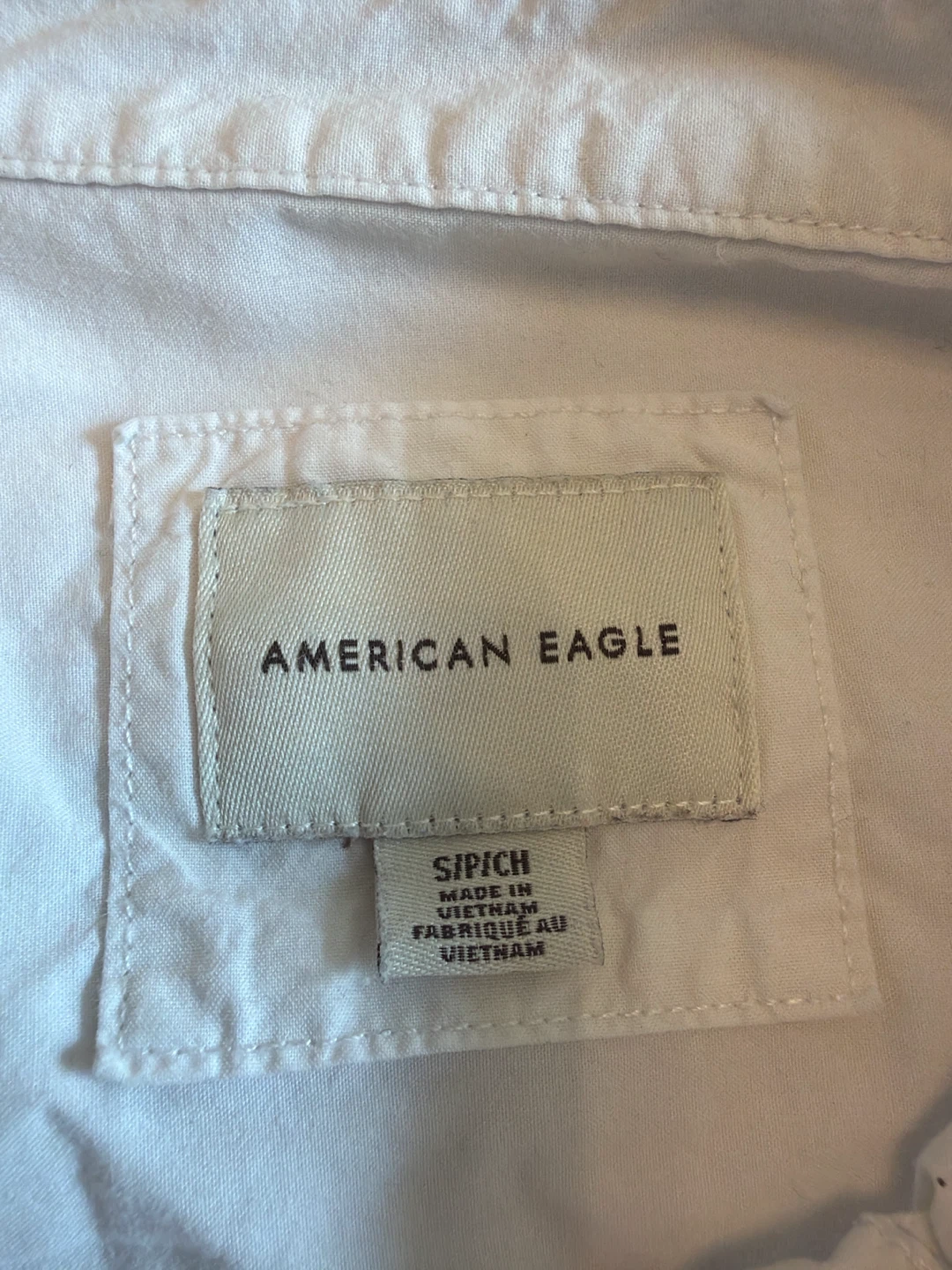 American Eagle White Button-Up Shirt - photo 2