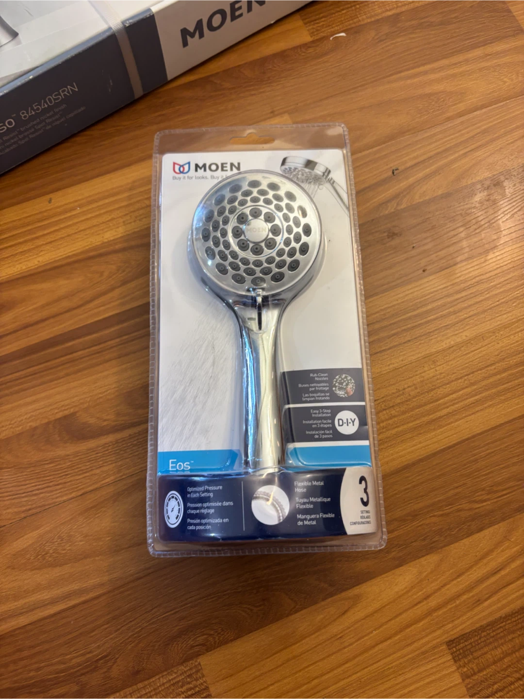 Moen Eos 3-Function Handheld Showerhead - Chrome Finish