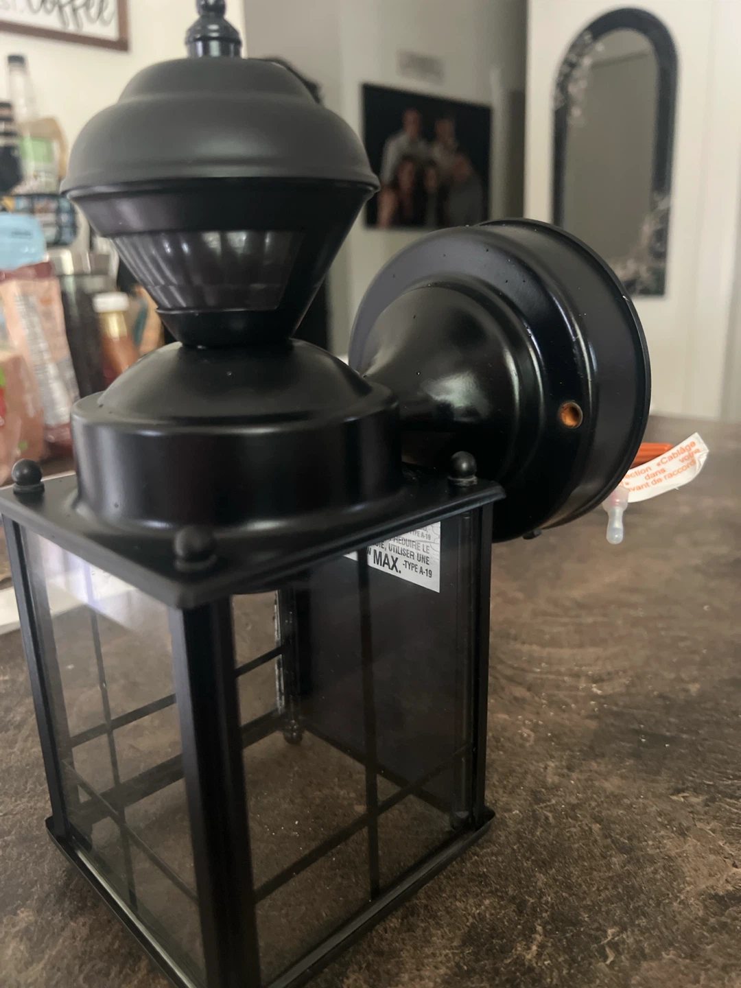 Black Outdoor Wall Light Fixture - photo 2
