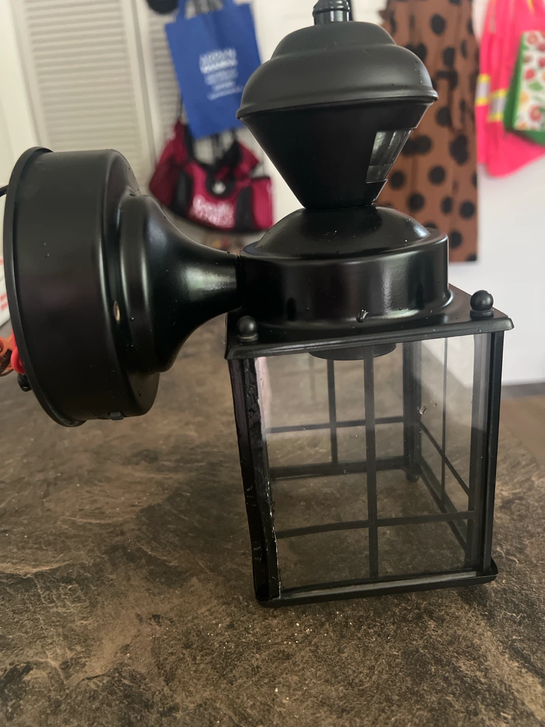 Black Outdoor Wall Light Fixture - photo 3