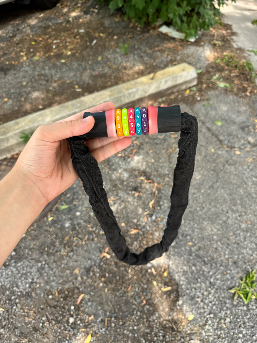 Heavy Duty Bike Combination Chain Lock - photo 3