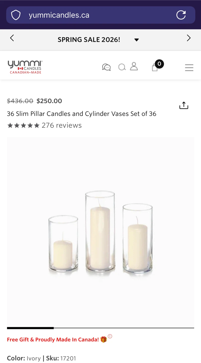 72 partially used Yummi candles - photo 3