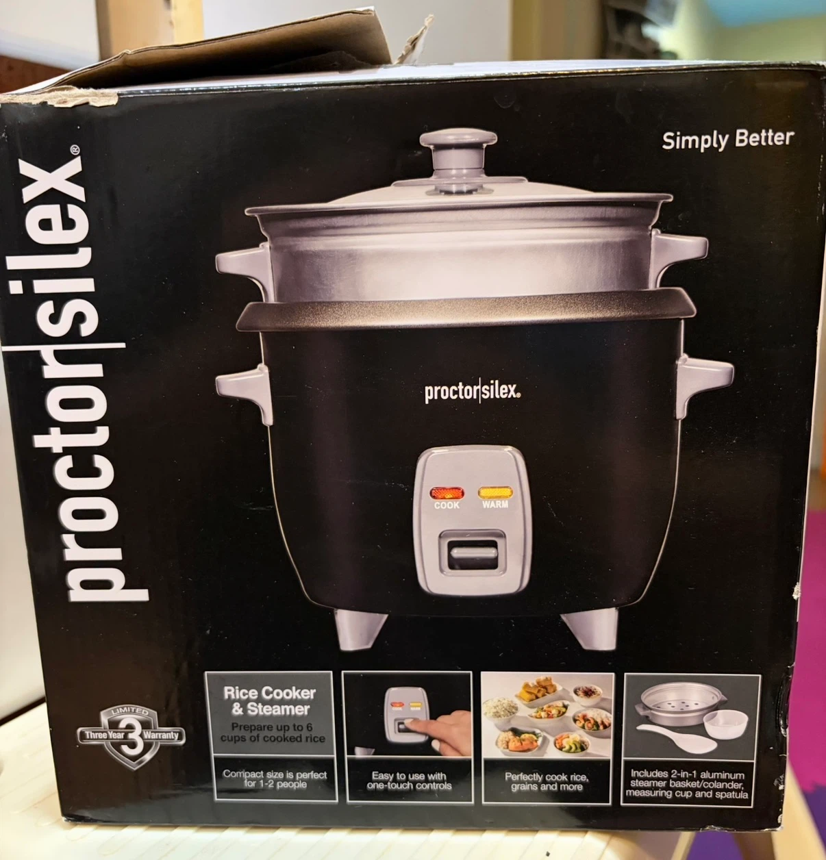 Proctor Silex Rice Cooker & Steamer
