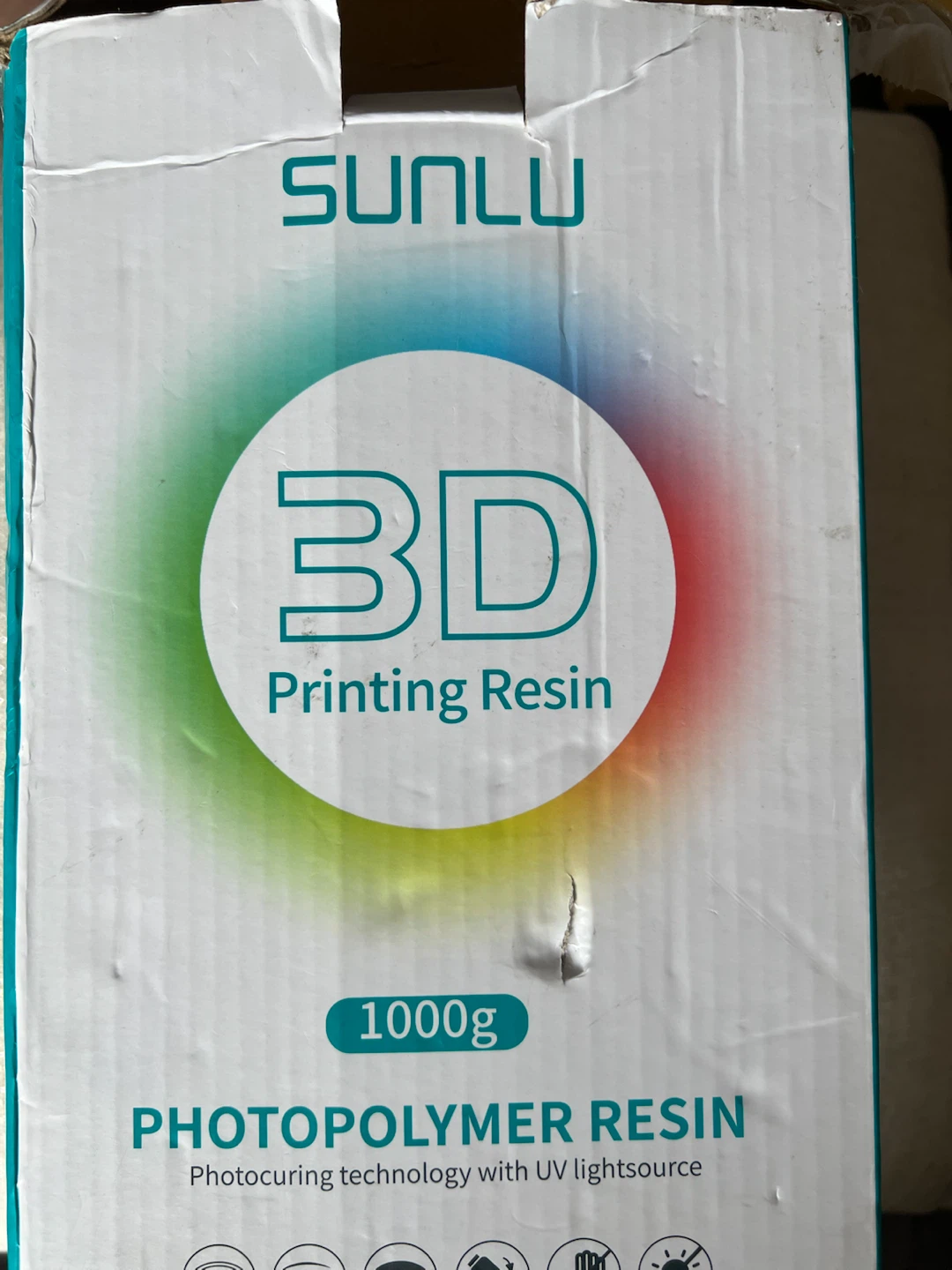 SUNLU Nylon-Like 405nm UV Curing Photopolymer Resin -