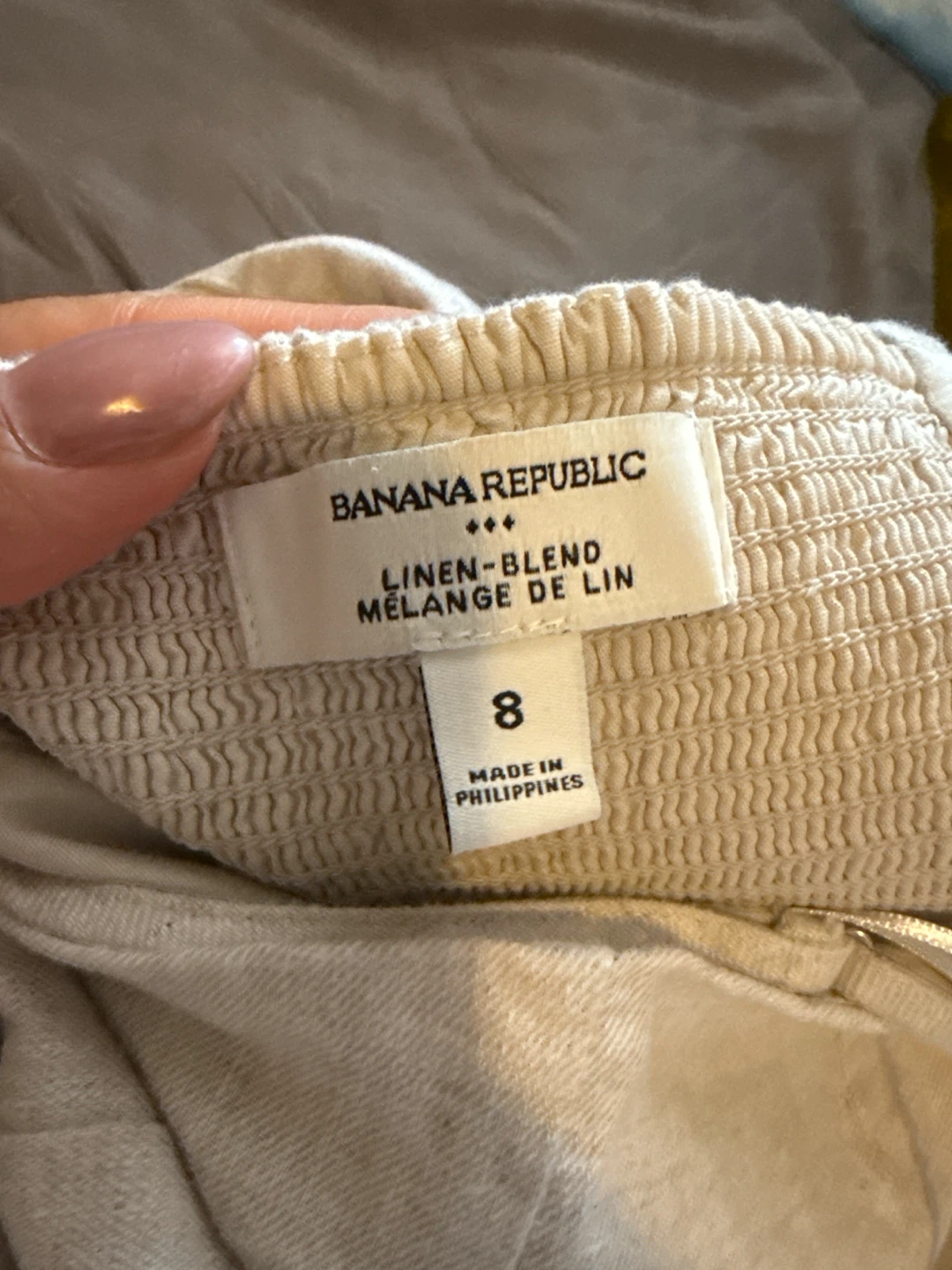 Banana Republic Linen-Blend Jumpsuit Size 8 - photo 3