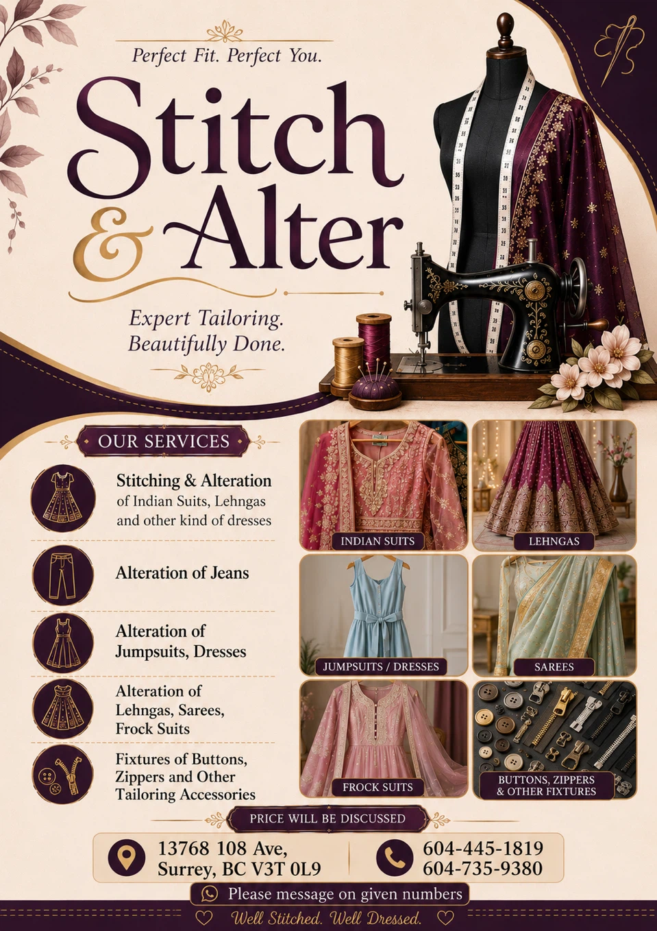 Stitching & Alteration Services
