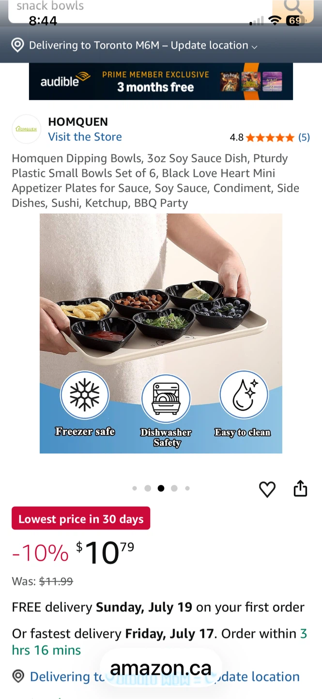 Homquen Dipping Bowls - Set of 6(unused) - photo 2