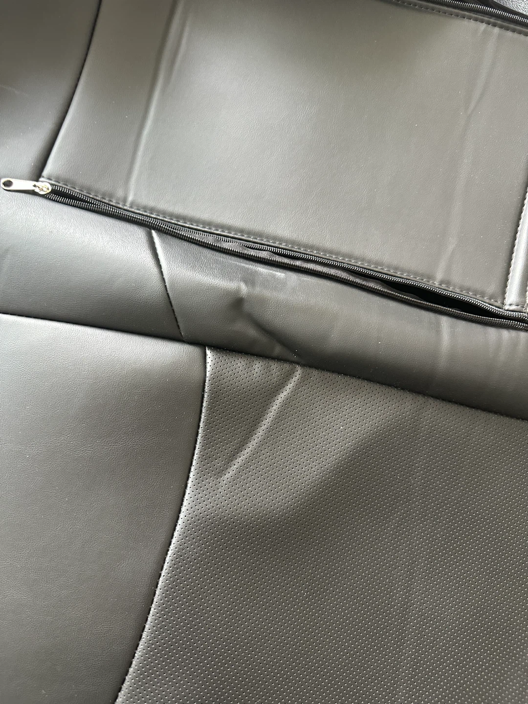 Black Faux Leather Car Seat Covers for Toyota rav 4 se