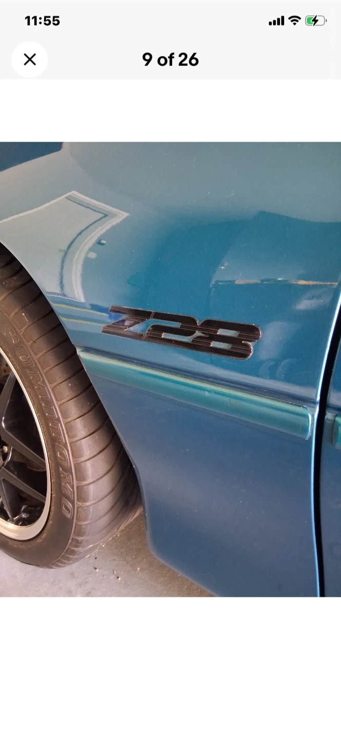 Blue Chevrolet Camaro Z28 Coupe - photo 5