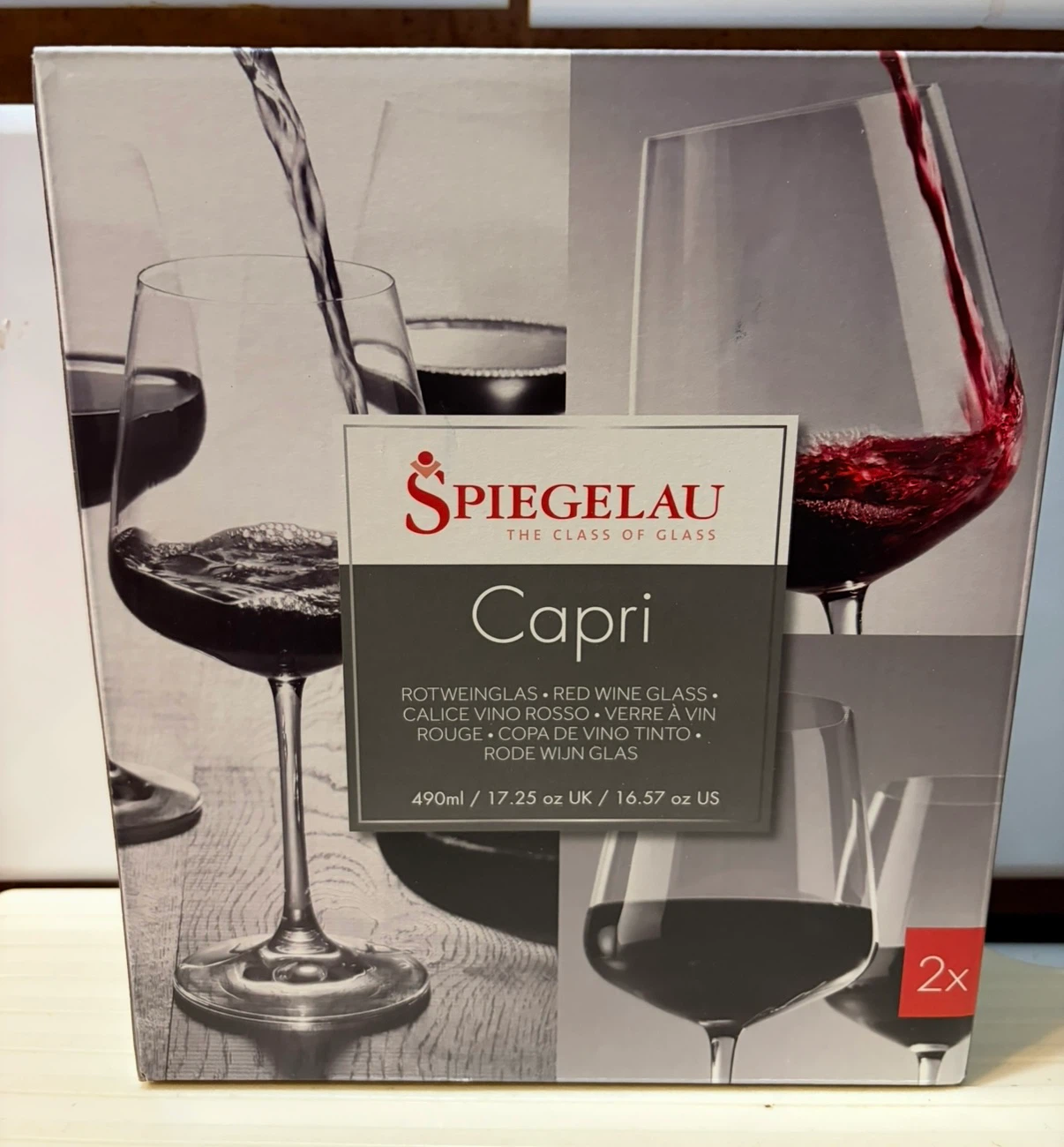Spiegelau Capri Red Wine Glasses (Set of 2)