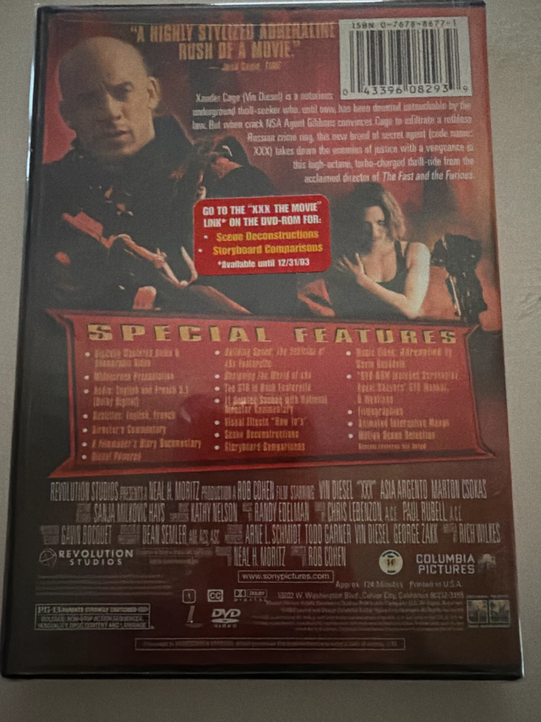 XXX Widescreen Special Edition DVD - photo 2