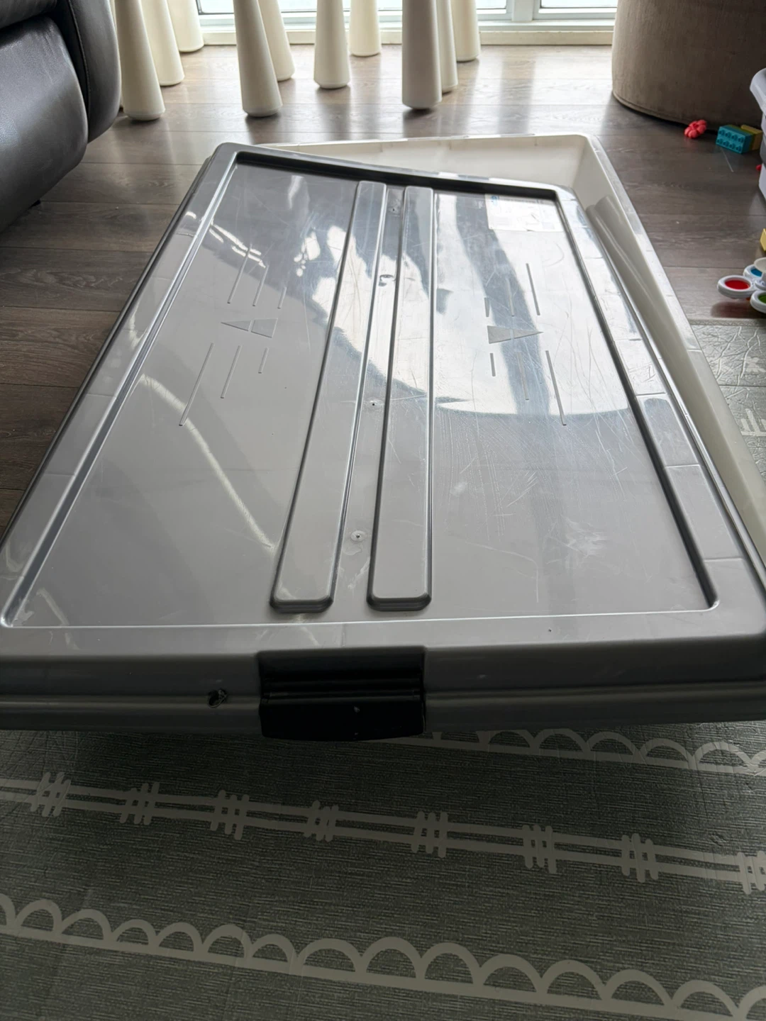 Storage Solutions Under the Bed Snap Lock Lid Container