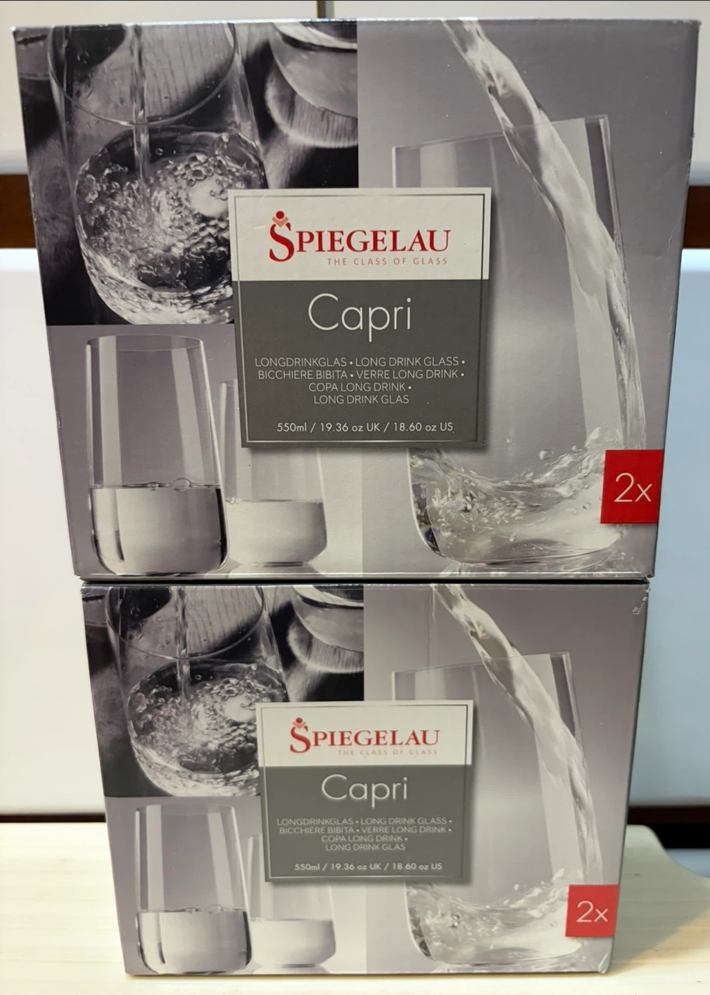 Spiegelau Capri Long Drink Glasses (Set of 4)