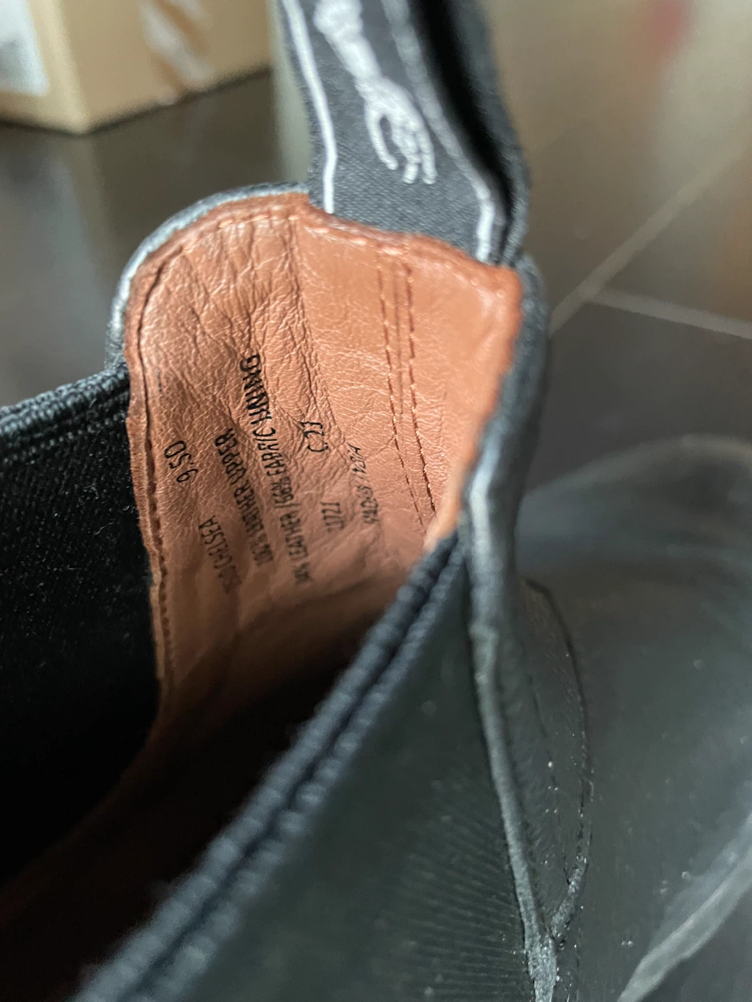 Polo Ralph Lauren Black Leather Chelsea Boots - photo 2