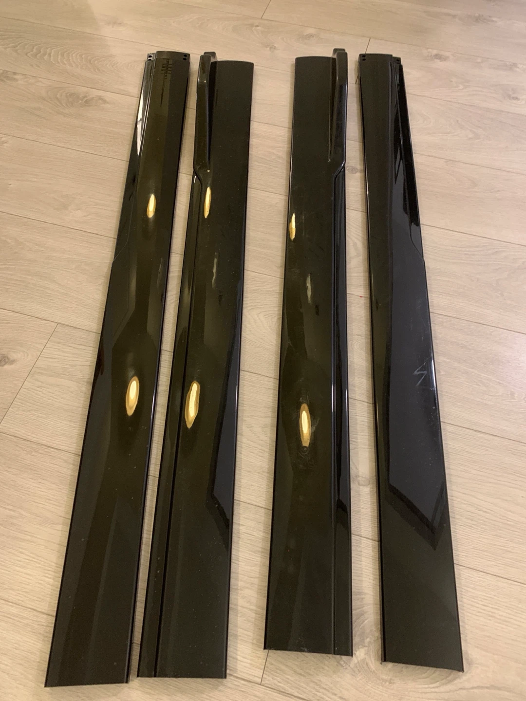 Gloss black Side Skirt Rocker Panels for all Volkswagon - photo 2