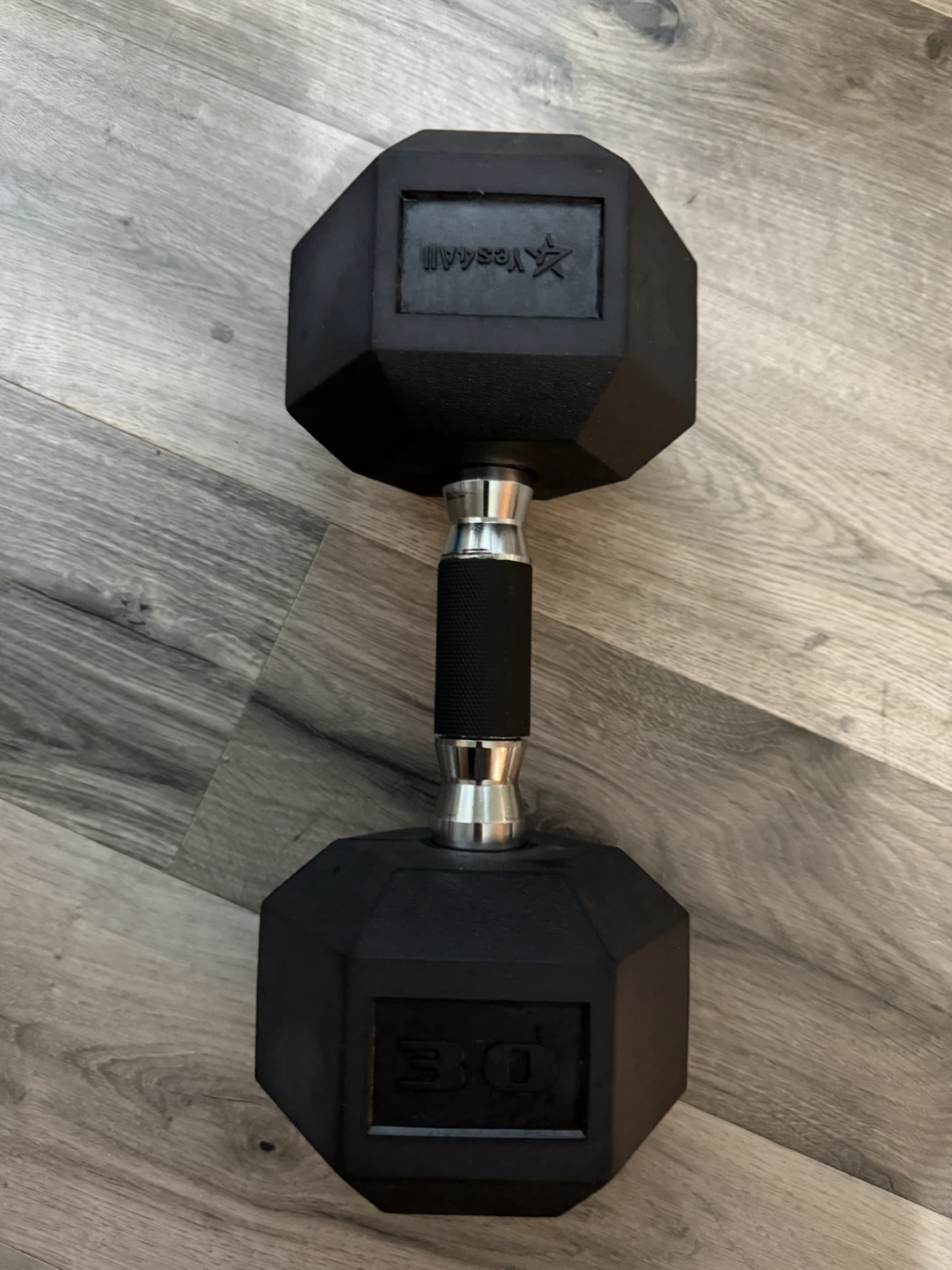 1 Yes4All 30lb Hex Dumbbell