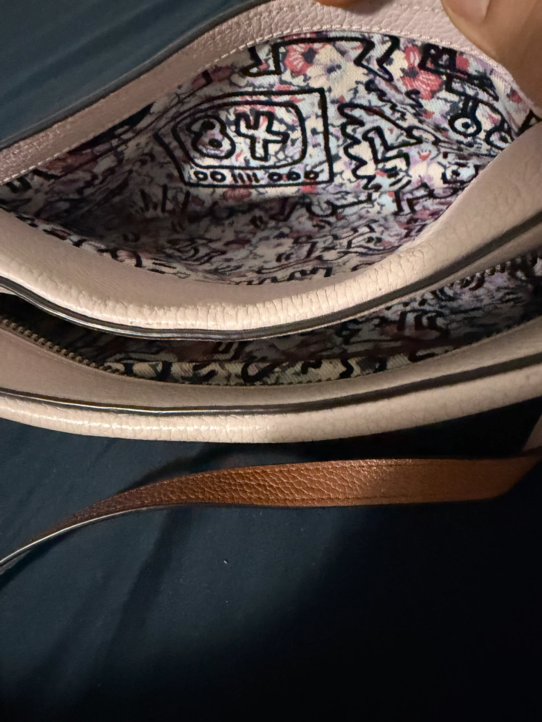 Coach Pink Leather Crossbody Bag with Boombox Graphic - photo 4