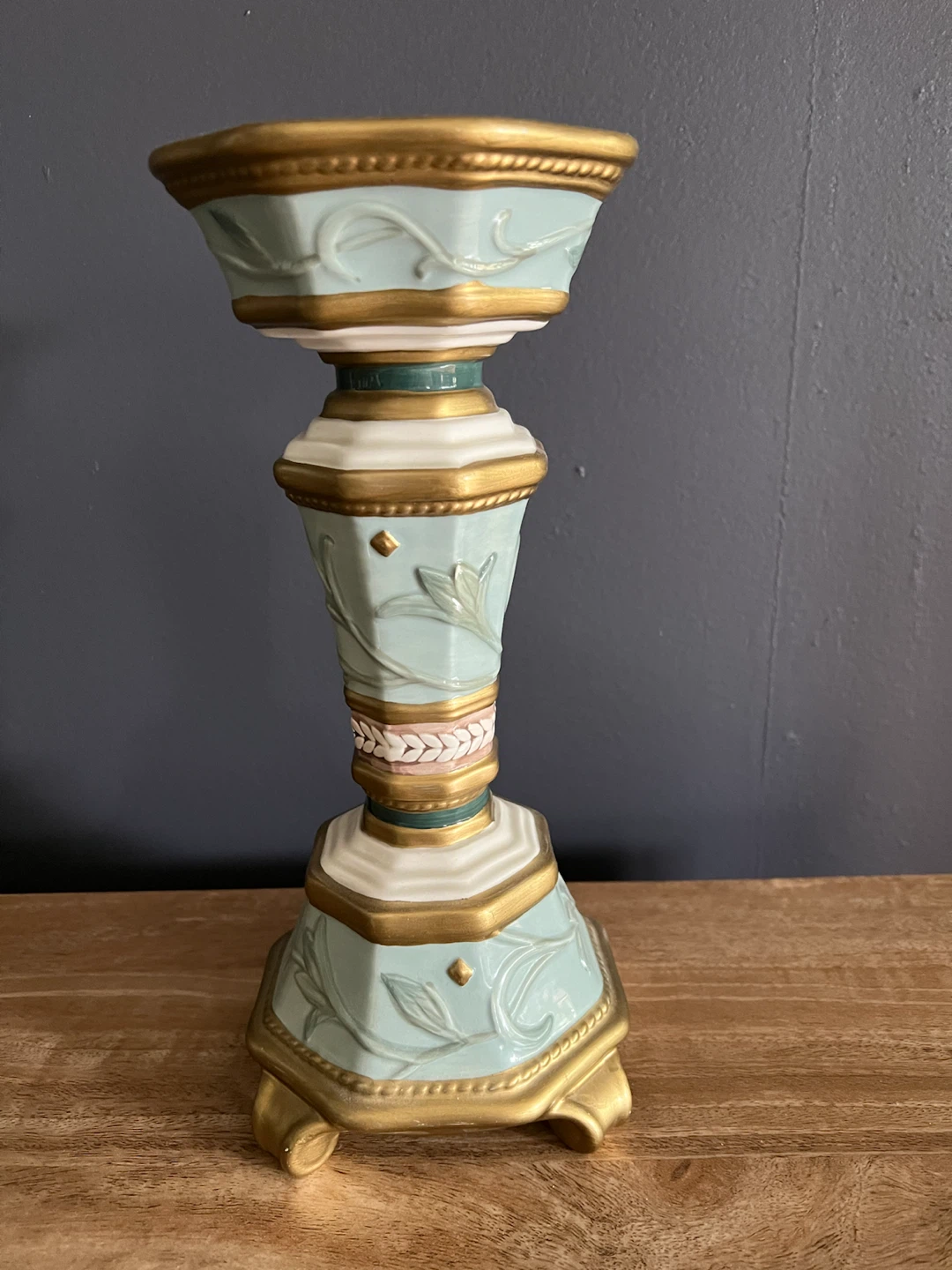 Fitz and Floyd Clairmont Candlestick Holders Set - photo 4