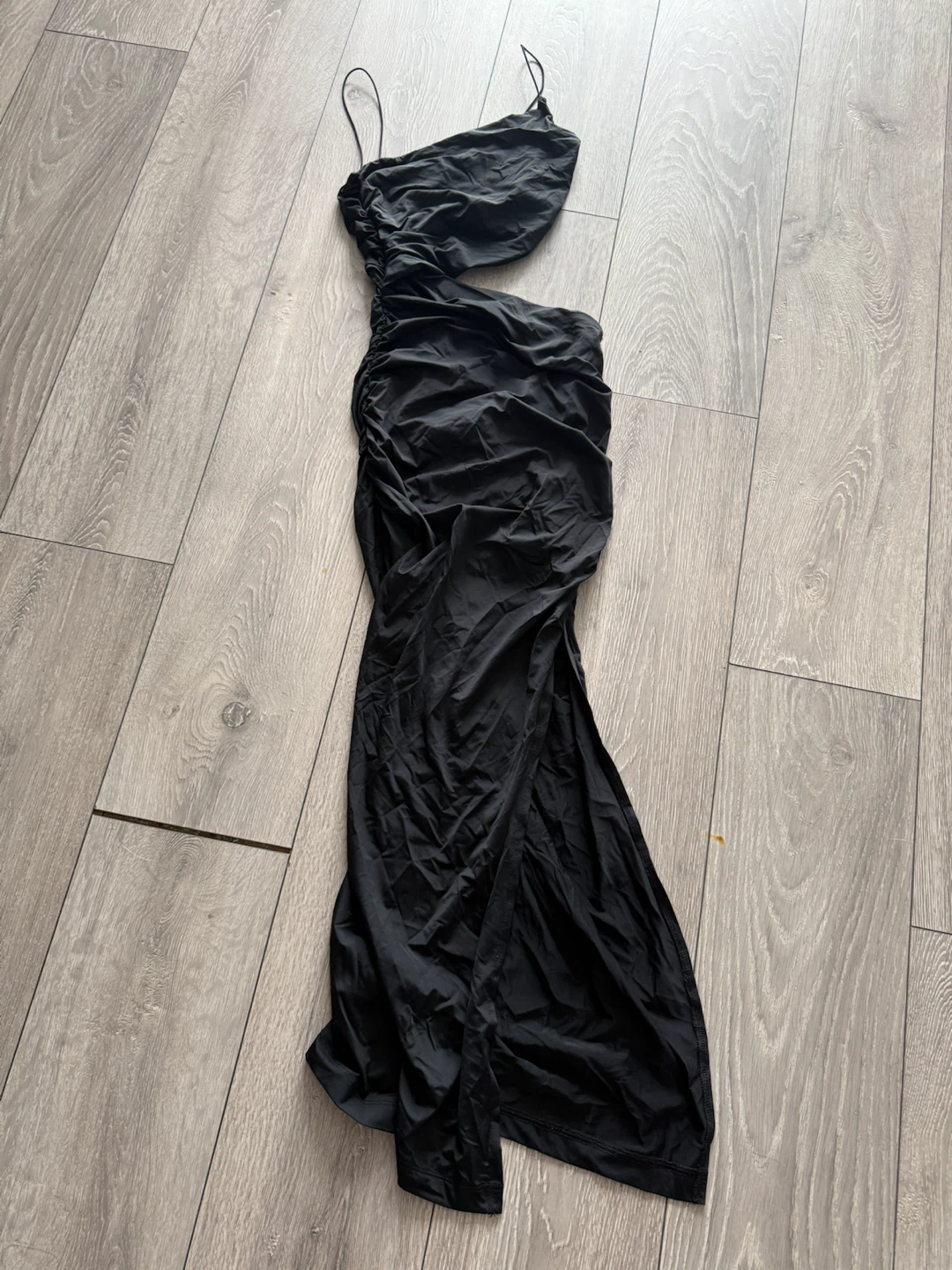 Zara Black Cut-out Cocktail Dress - photo 2