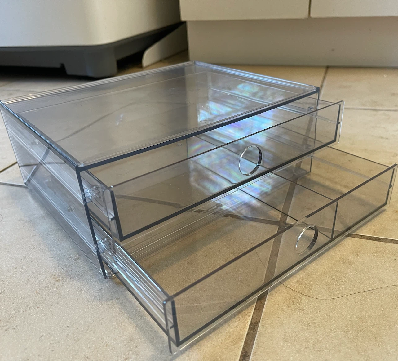 Clear 2-Drawer Organizer - photo 2