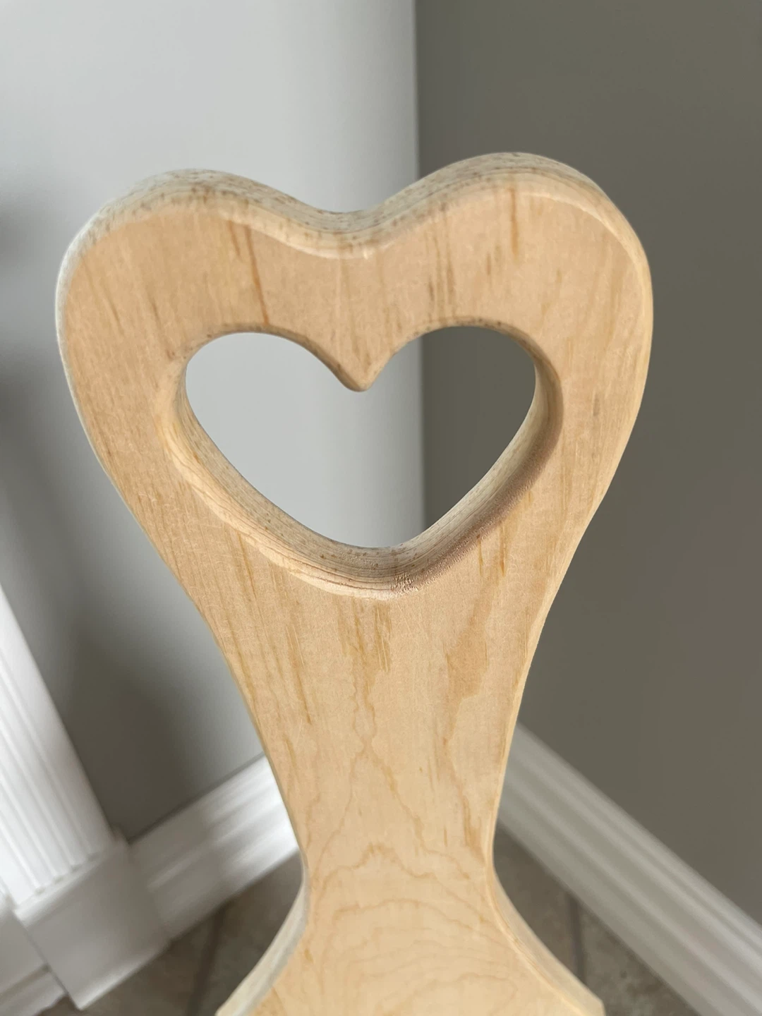 Wooden TIME OUT CHAIR  with Heart Cutout - photo 4