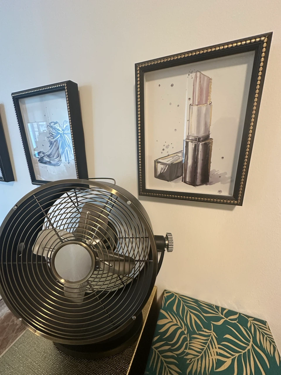 Desk Fan and 3 wall pics - photo 3