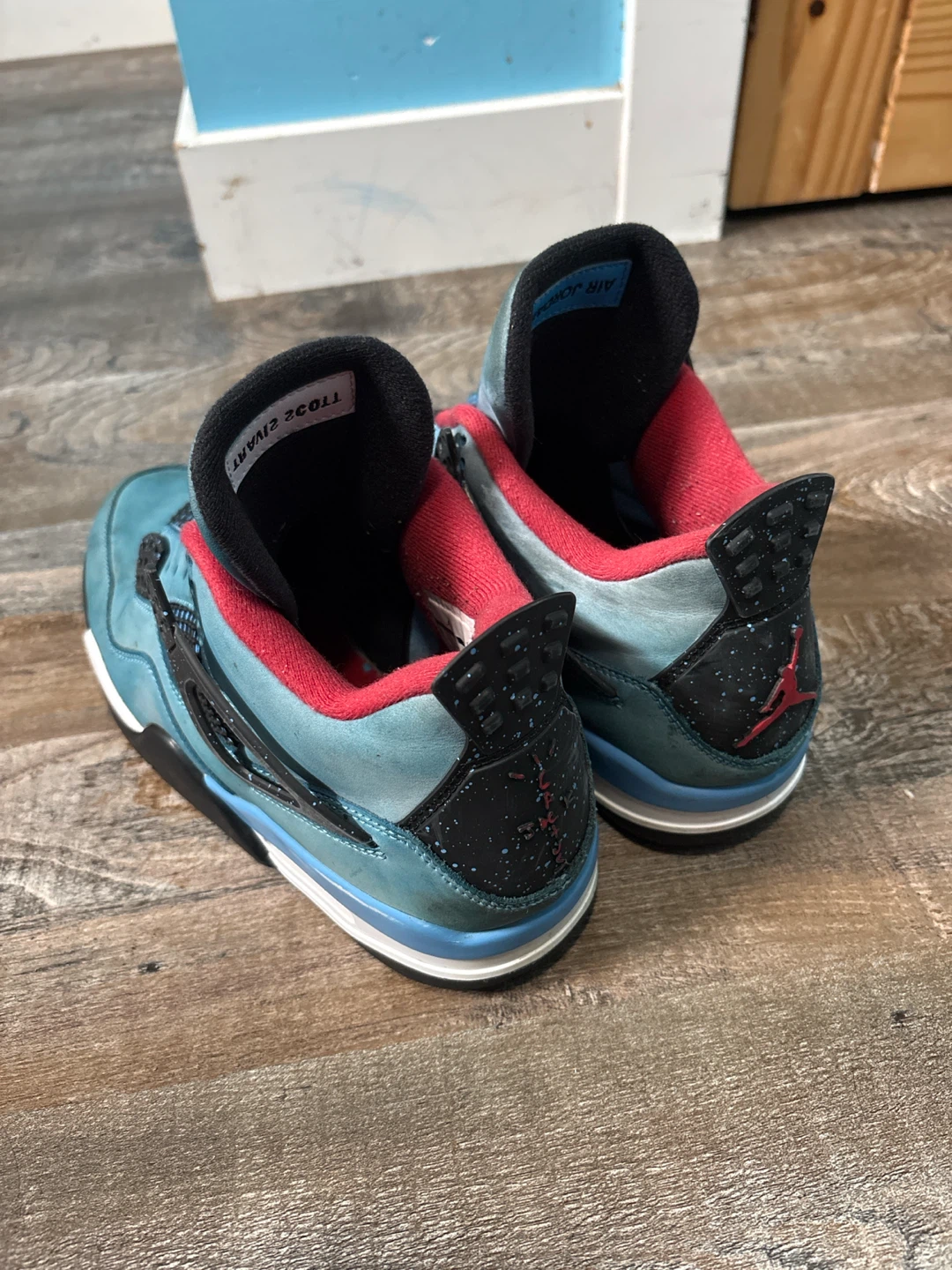Air Jordan 4 Retro Travis Scott 'Cactus Jack' Blue - photo 2