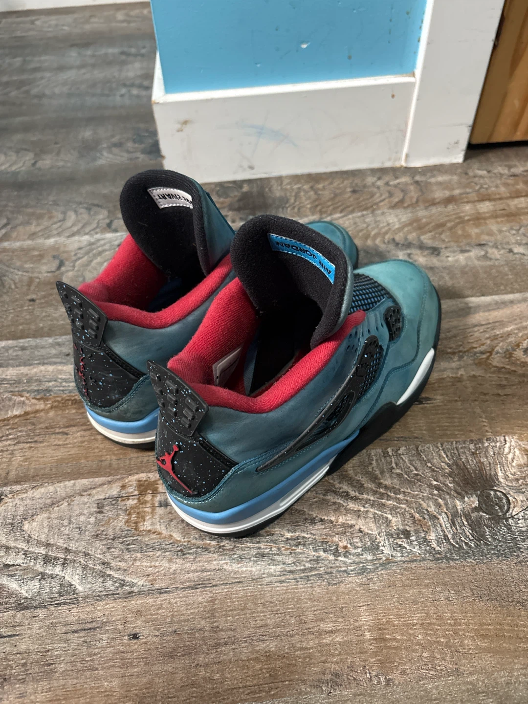 Air Jordan 4 Retro Travis Scott 'Cactus Jack' Blue - photo 3