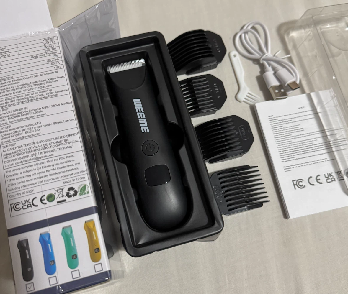 *NEW* Never Used Body Hair Trimmer, Rechargeable