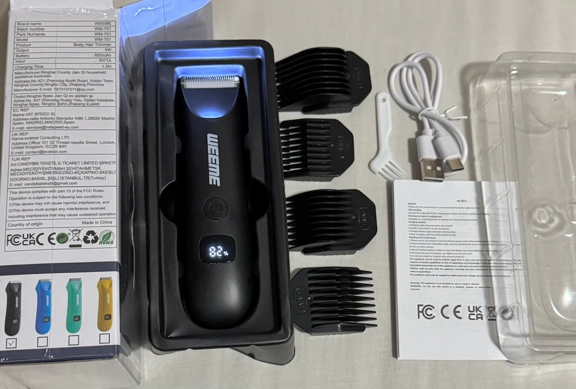 *NEW* Never Used Body Hair Trimmer, Rechargeable - photo 2
