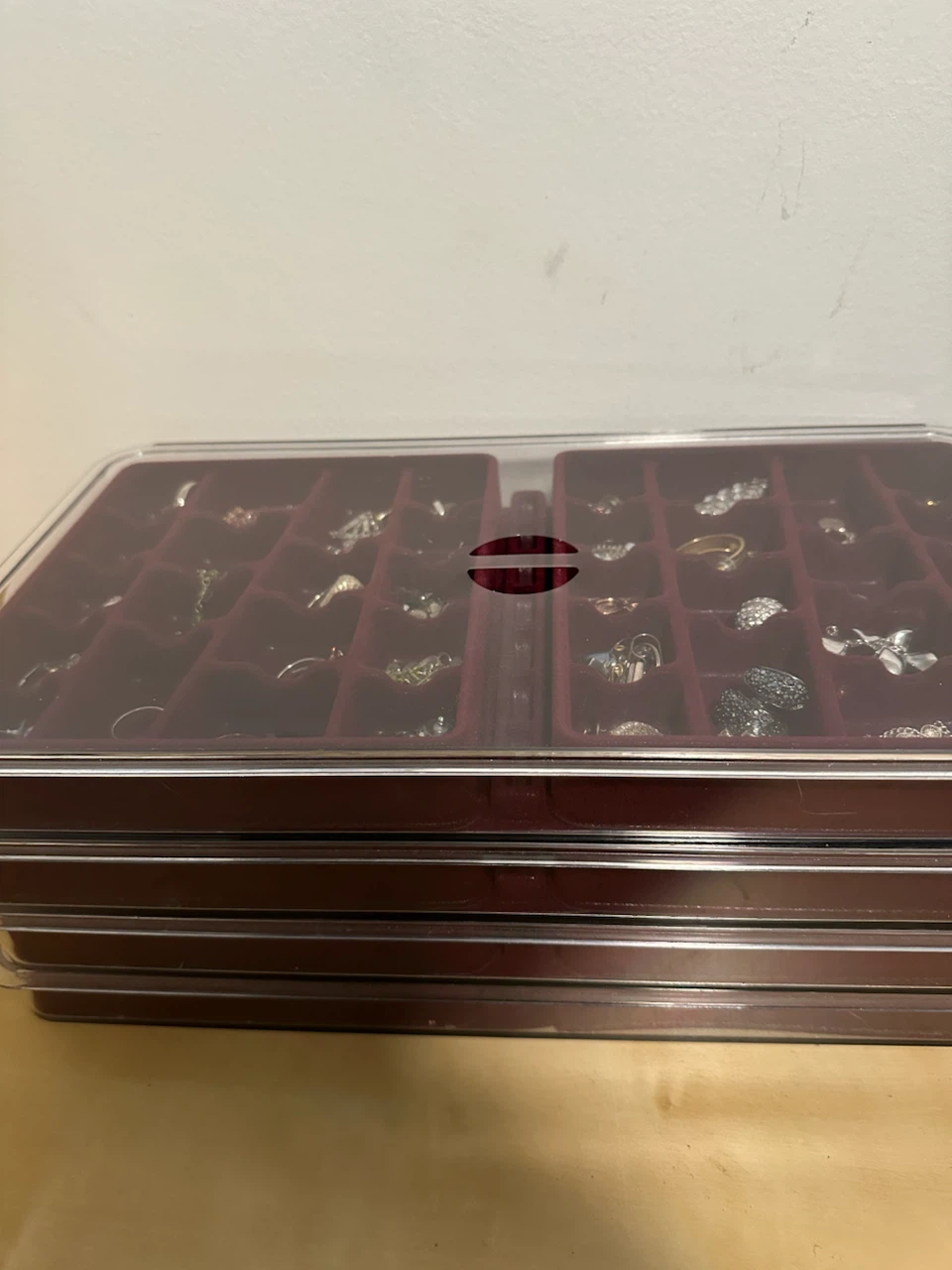Jewelry Organizer Box with Multiple Compartments