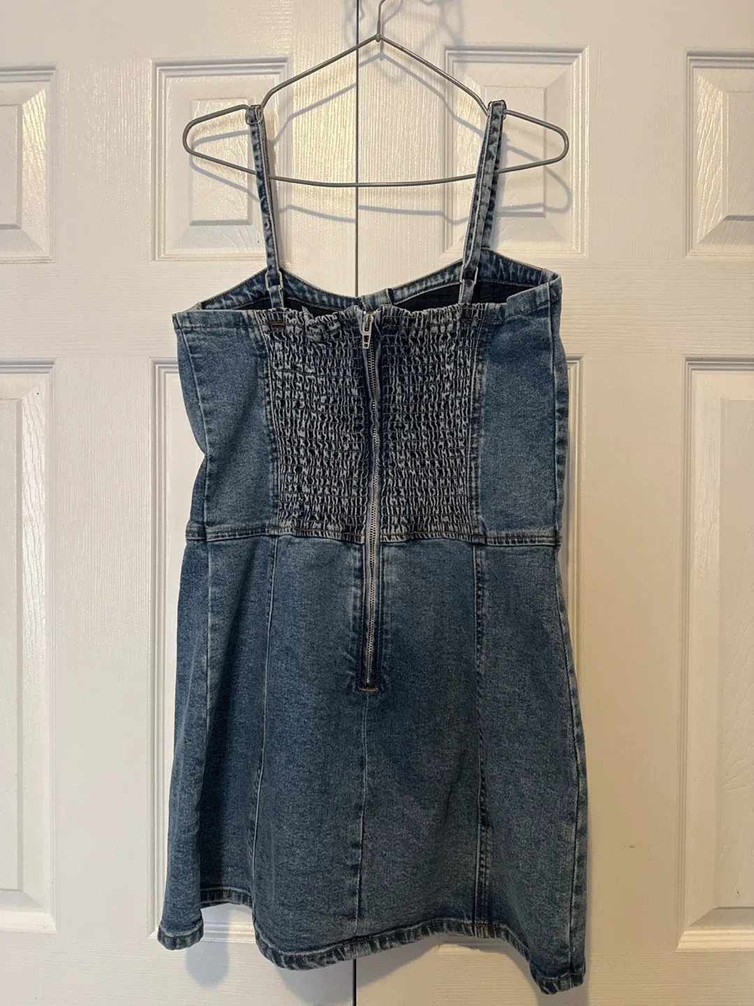 Blank NYC Denim Dress with Slit - Size L - photo 2