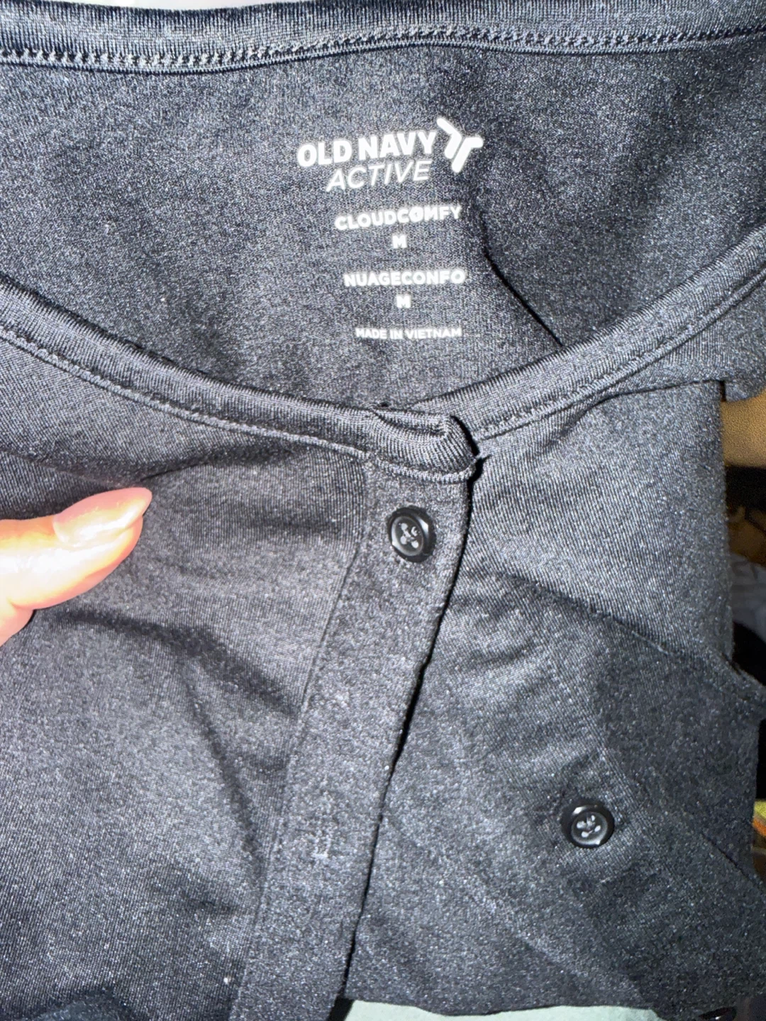 Old Navy Active Black Cropped Cardigan - photo 3