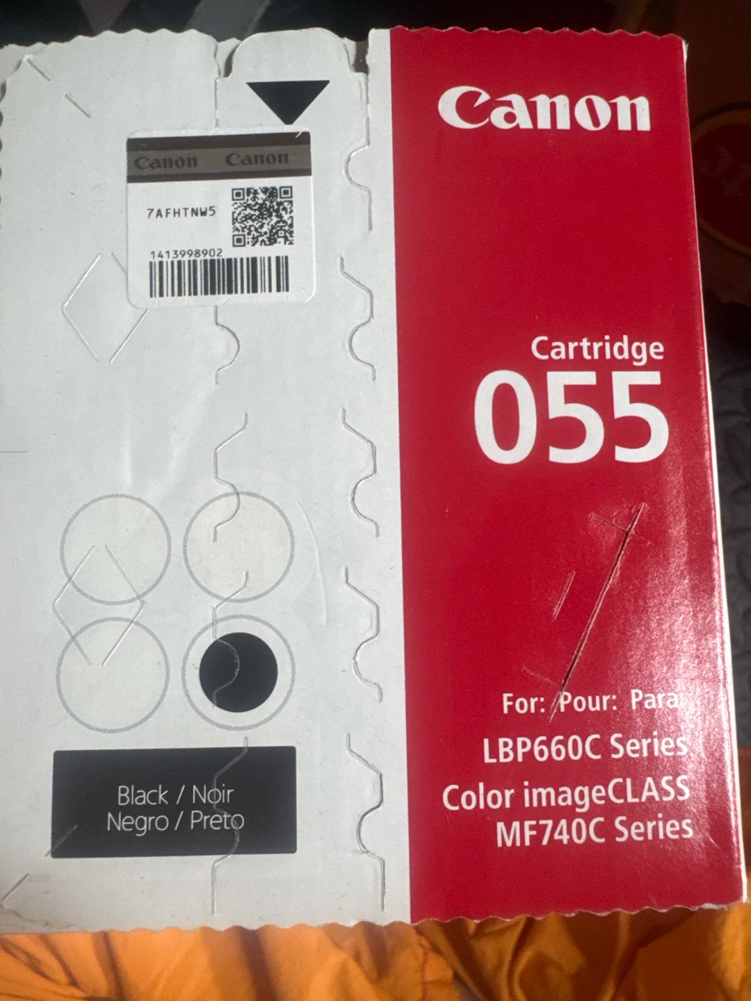 Canon 055 Black Toner Cartridge - photo 2